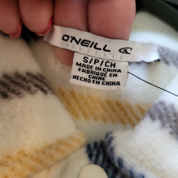 NWT O'Neill S-P-CH SMALL Fleece shirt/Shacked snap closure - Picture 6 of 13
